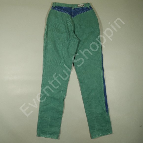 Vintage 1990s Rocky Mountain High Waist Rockies Jeans in Two Tone Size 29 / 9 - Picture 3 of 6